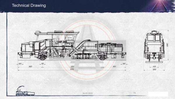 2013 Plasser & Theurer USP-2005 Plasser USP-2005 Ballast Distrubuting & Profiling REM_1865-BR - Image 3